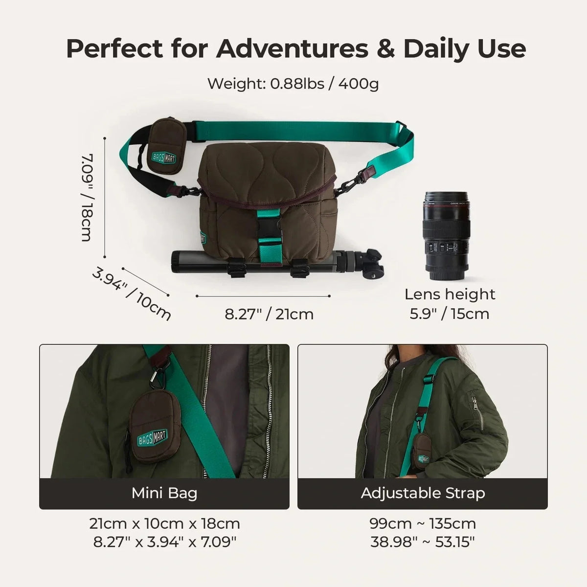 Paz 4L Camera Sling