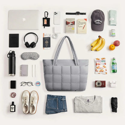 Bubble 22L-28L Expandable Puffer Travel Tote Bag