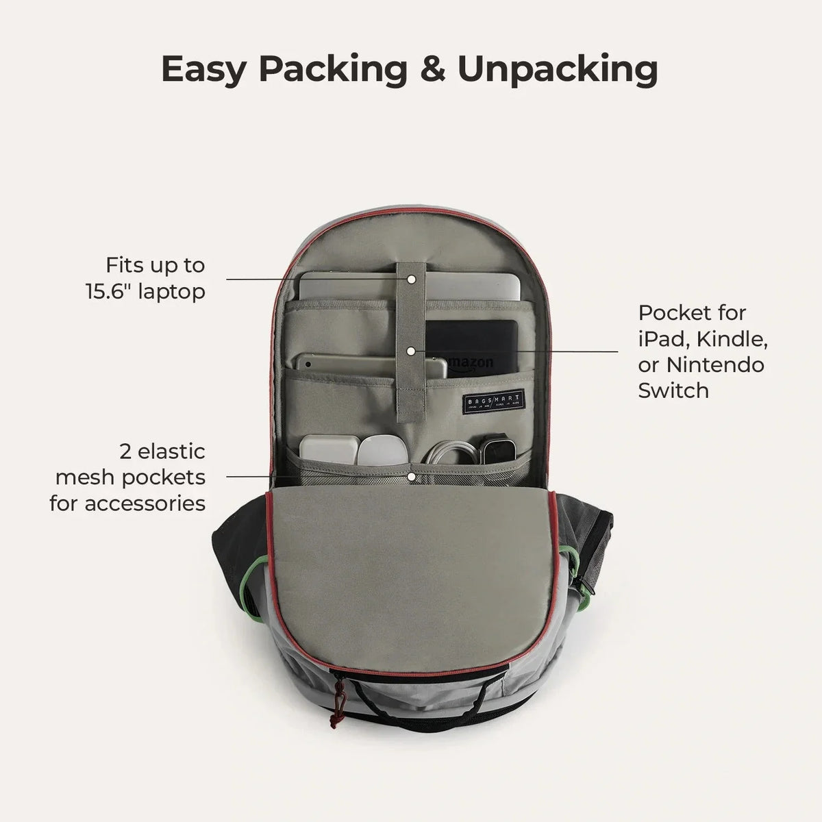 Focus 15.6" Laptop Backpack