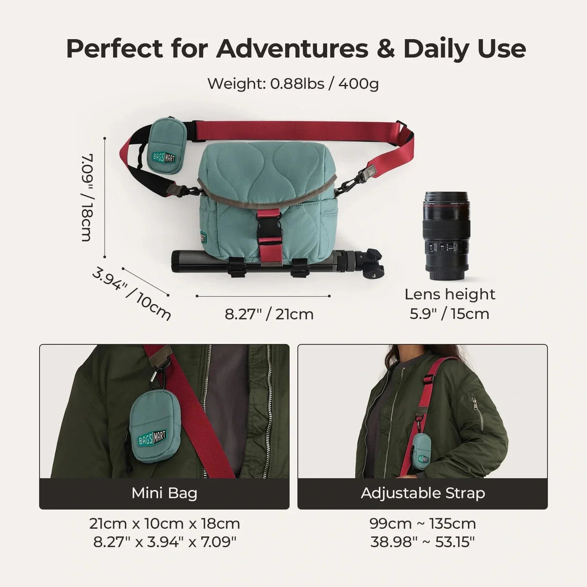 Paz 4L Camera Sling