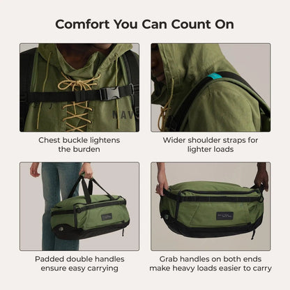 Paz 43L Duffle Backpack