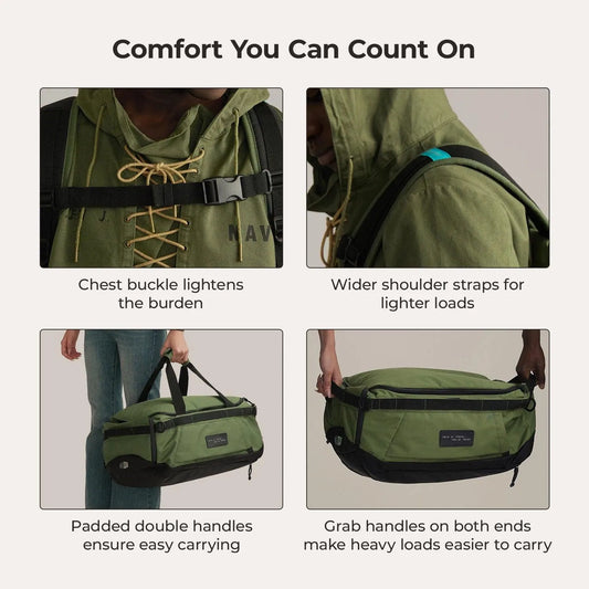 Paz 43L Duffle Backpack