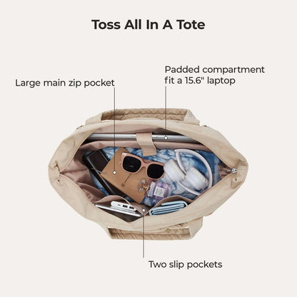 Bubble 22L-28L Expandable Puffer Travel Tote Bag